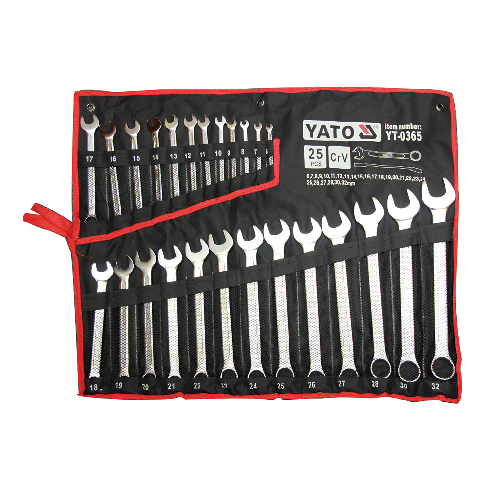 25 PC COMBINATION SPANNER SET