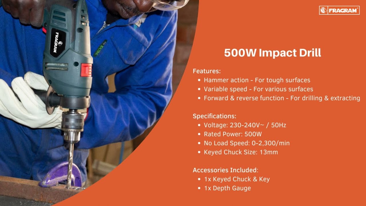 Fragram 500W Impact Drill