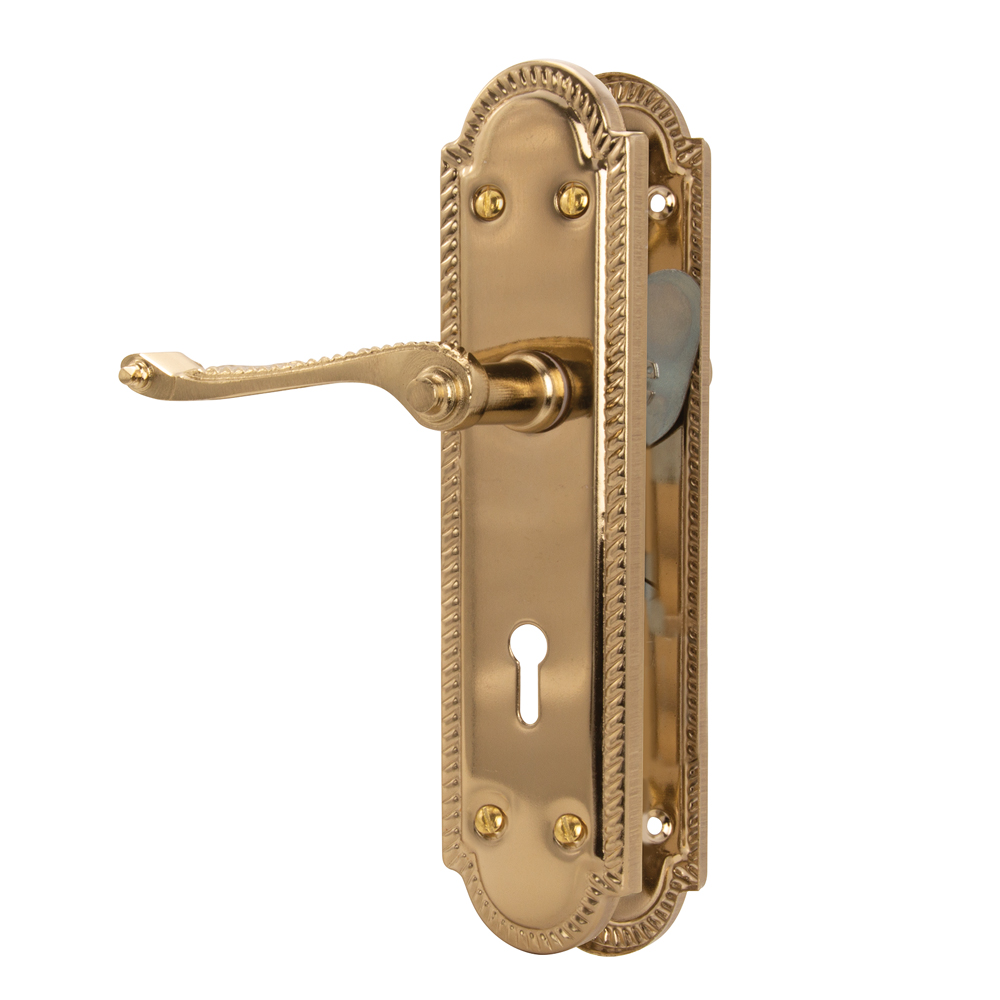 GEORGIAN STEEL HANDLE GABLE PLATE 8″ BP