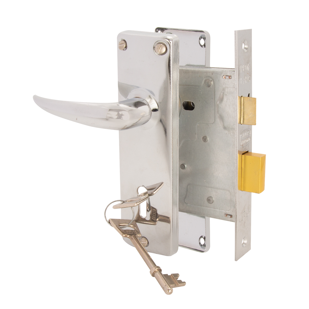GOLD SERIES MORTICE LOCKSET 6″ 4 LEVER CP