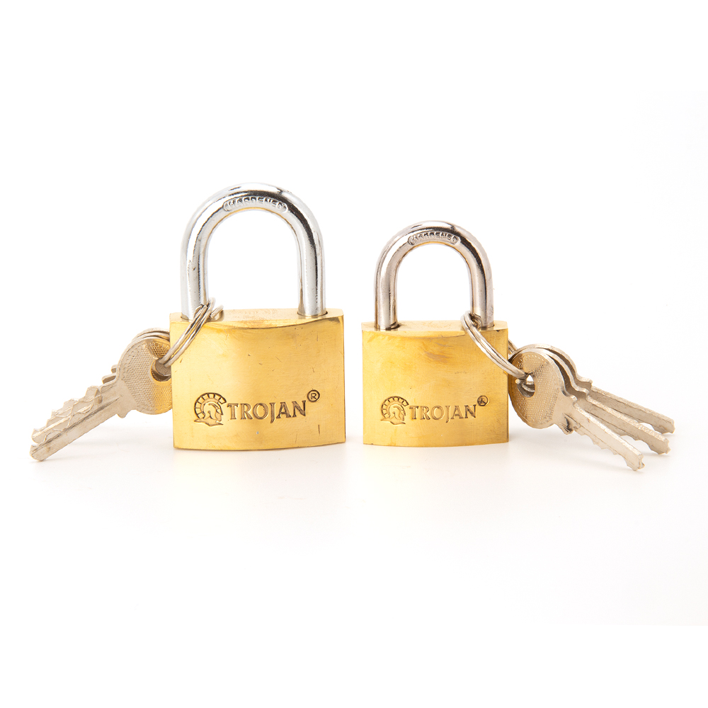 PADLOCK TWIN PACK – BRASS 30/40MM