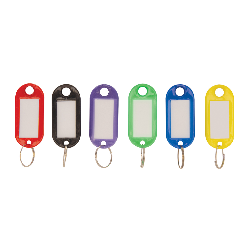 KEY TAGS ASSORTED SIX PACK