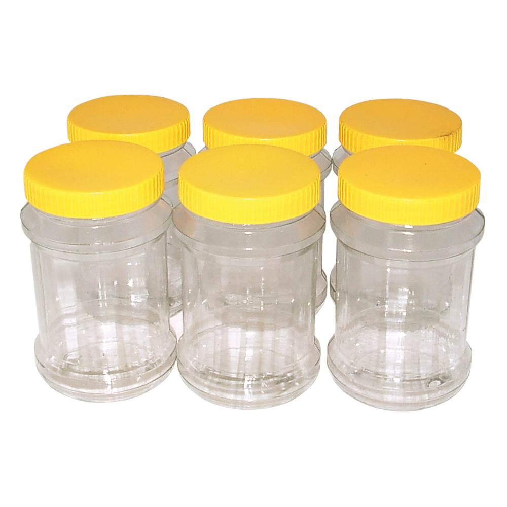6 PCE STORAGE BOTTLES 350ML