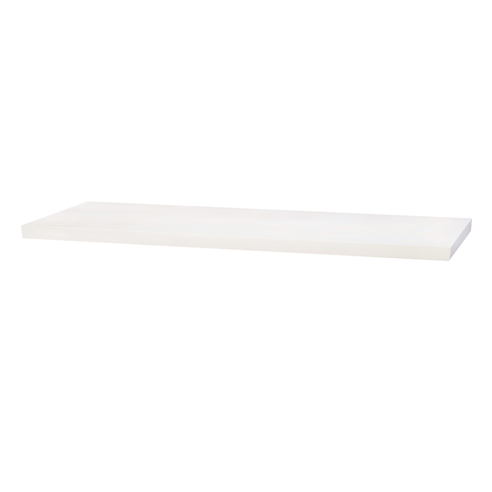 SOLID FLOATING SHELVES WHITE 1195 X 195 X 30MM