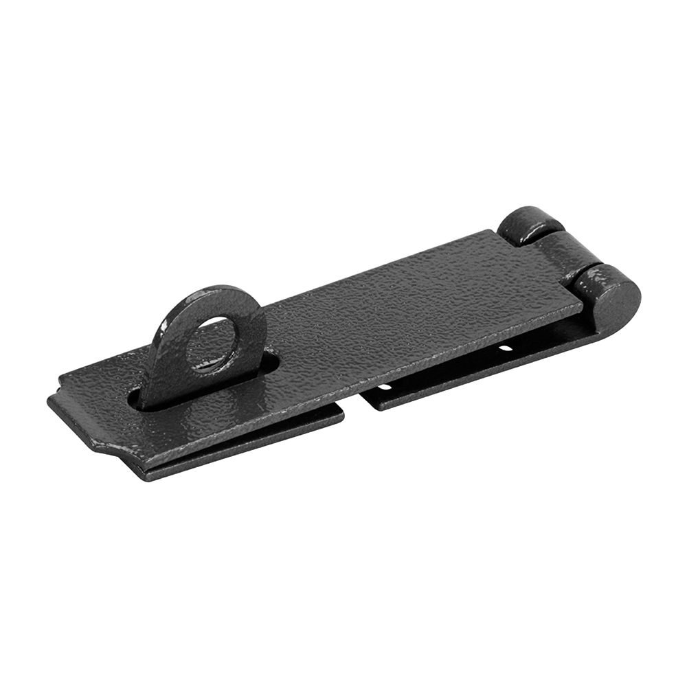 115MM HASP & STAPLE SAFETY LOCK – BLACK JAPAN