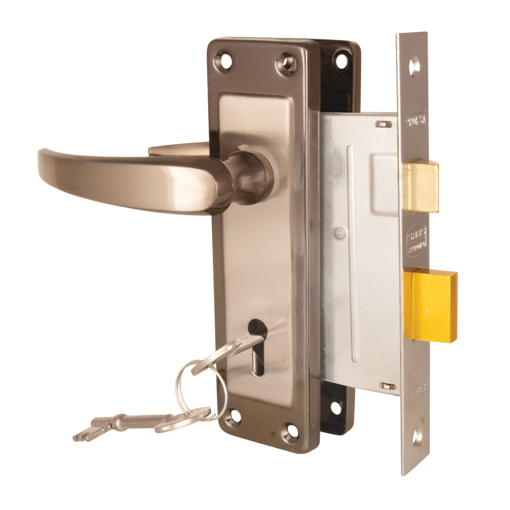 2 LEVER RUBY LOCKSETS BLACK NICKLE