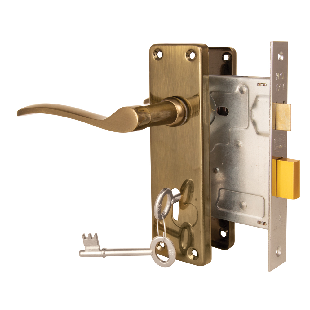 2 LEVER SAPPHIRE LOCKSETS ANTIQUE BRONZE