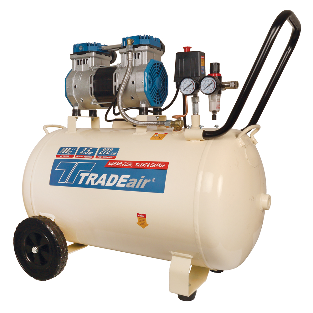 100L/ 1.8KW/ 2.5HP SILENT OIL FREE