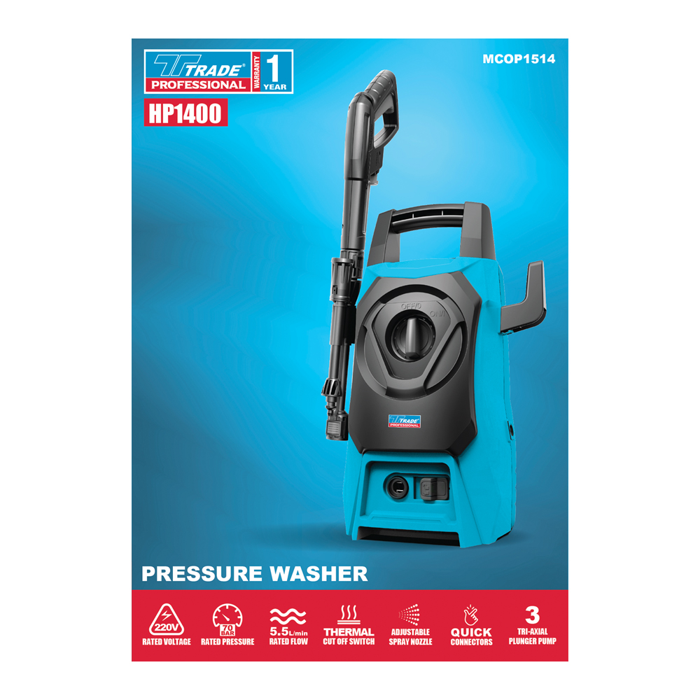 HP1400 HIGH PRESSURE WASHER - Image 2
