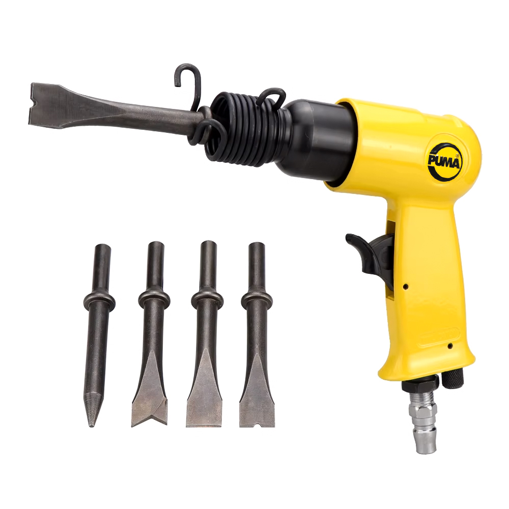 7.5″ (190MM) AIR HAMMER WITH 4 CHISELS (ROUND)