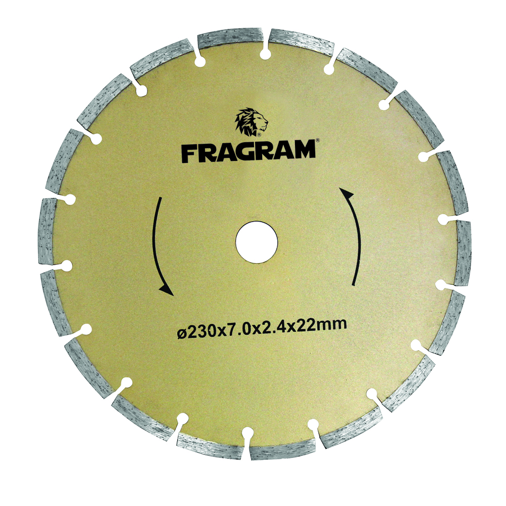 BLADE DIAMOND 230X22MM SEGMENT