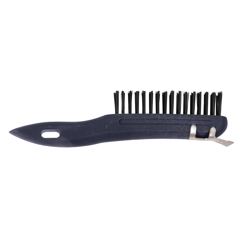 BRUSH WIRE 4 X 16 PLAS. HANDLE