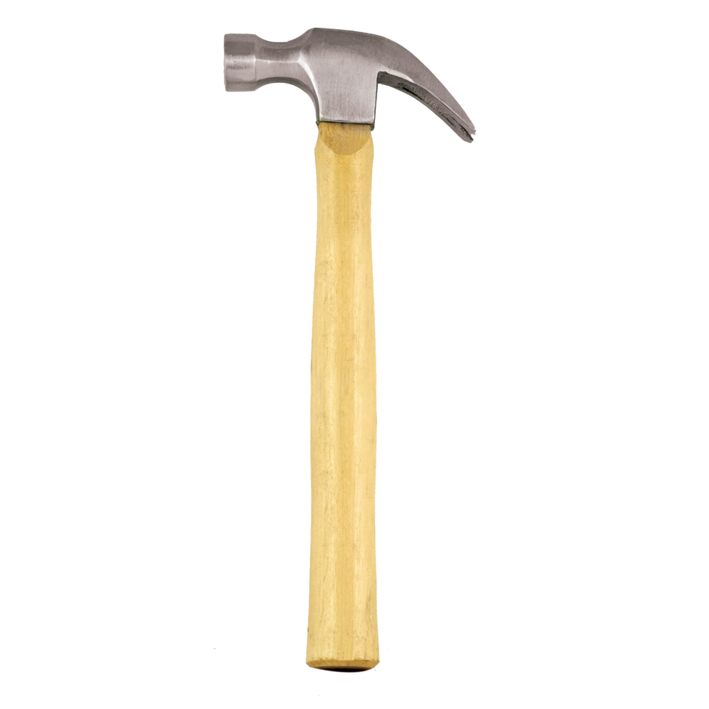 HAMMER CLAW WOOD HANDLE 500G*