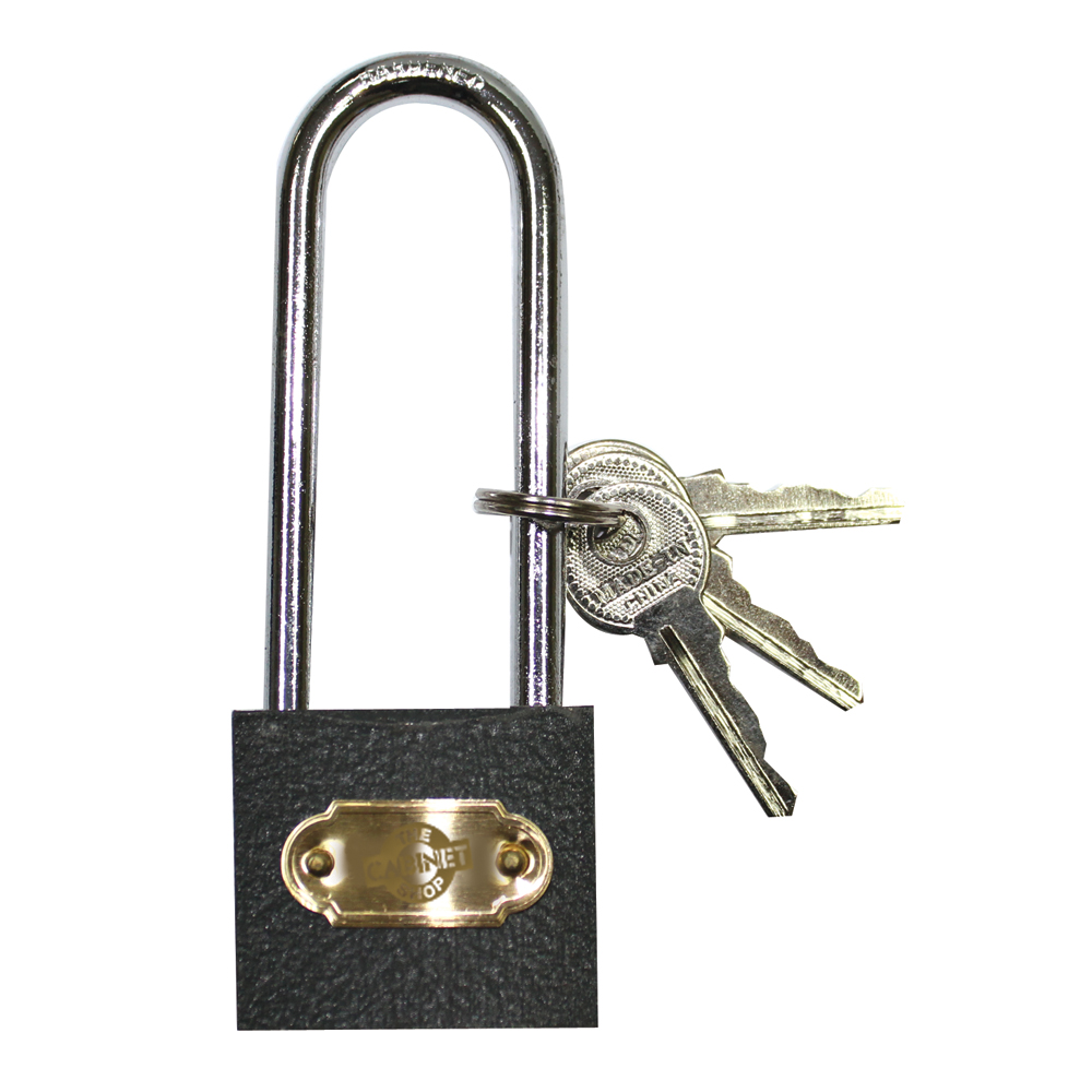 LONG SHACKLE PADLOCK IRON 40MM