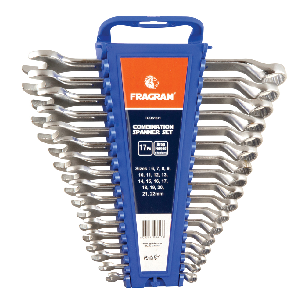 SPANNER SET COMB 17PC 6-22MM