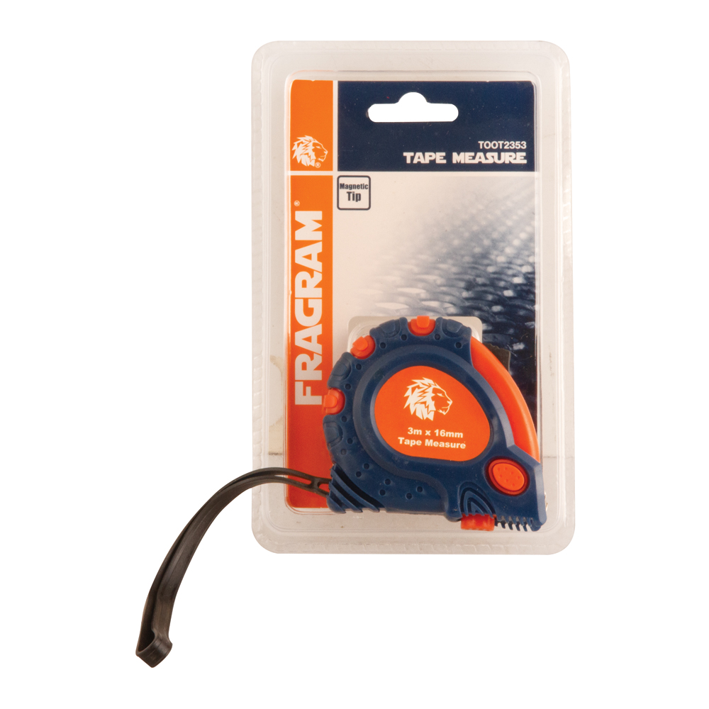 TAPE MEASURE MAGNETIC 3MX16MM