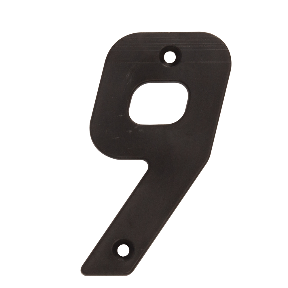 LARGE PLASTIC NUMBER BLACK – NO 9