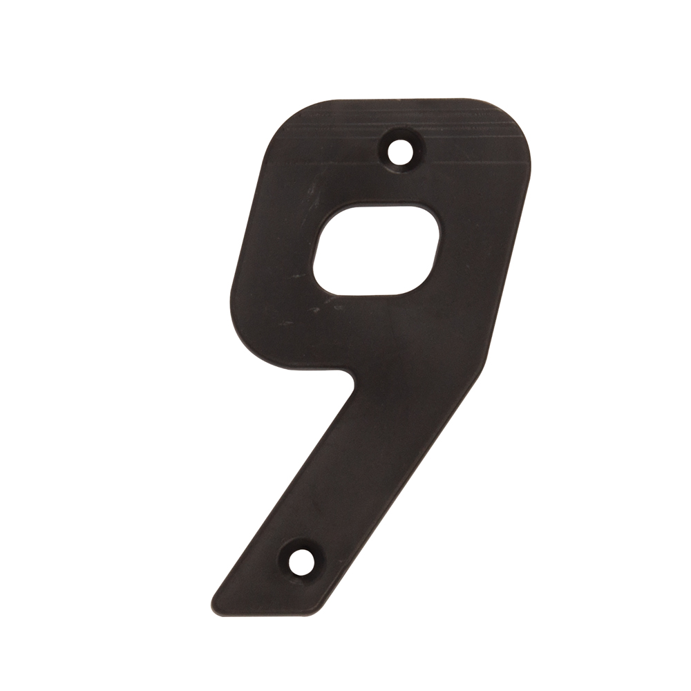 SMALL PLASTIC NUMBER BLACK – NO 9